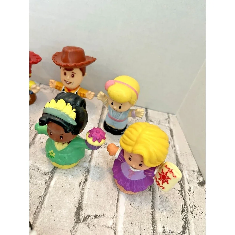 Fisher Price Little People Disney Characters Lot Of 11 Princess Toy Story Mickey